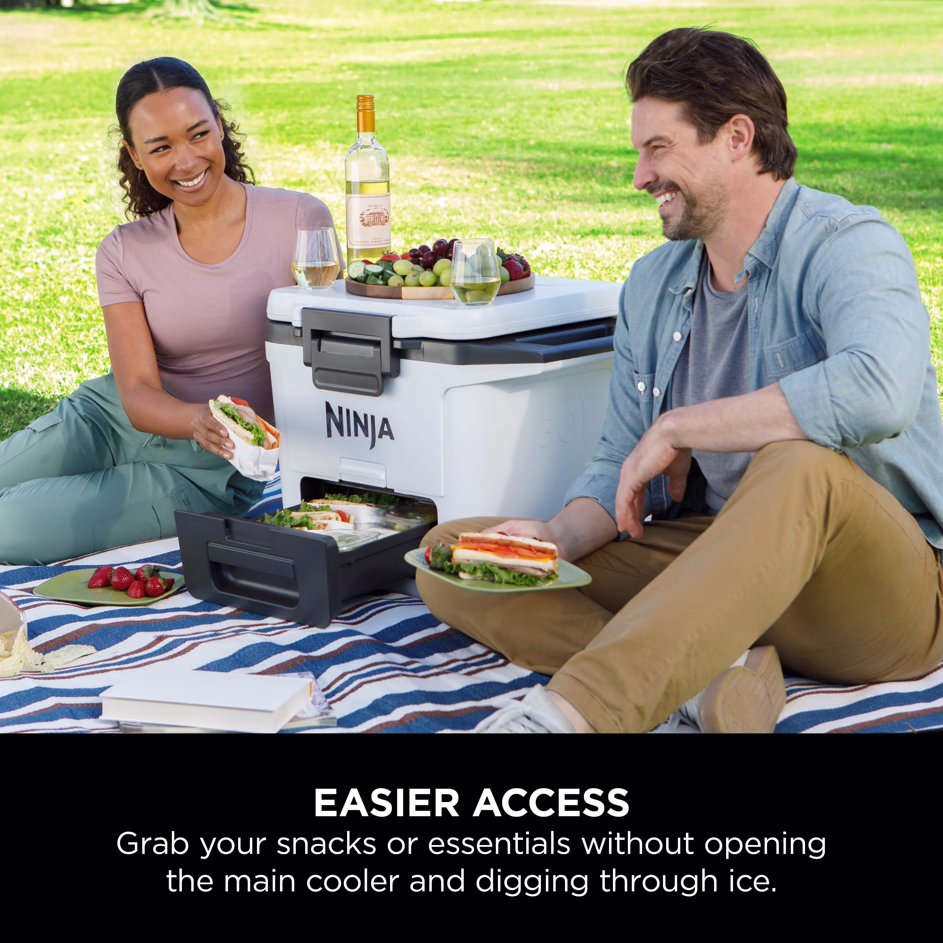 Ninja FrostVault 30QT/28L Hard Cooler - Cloud White FB131UKWH