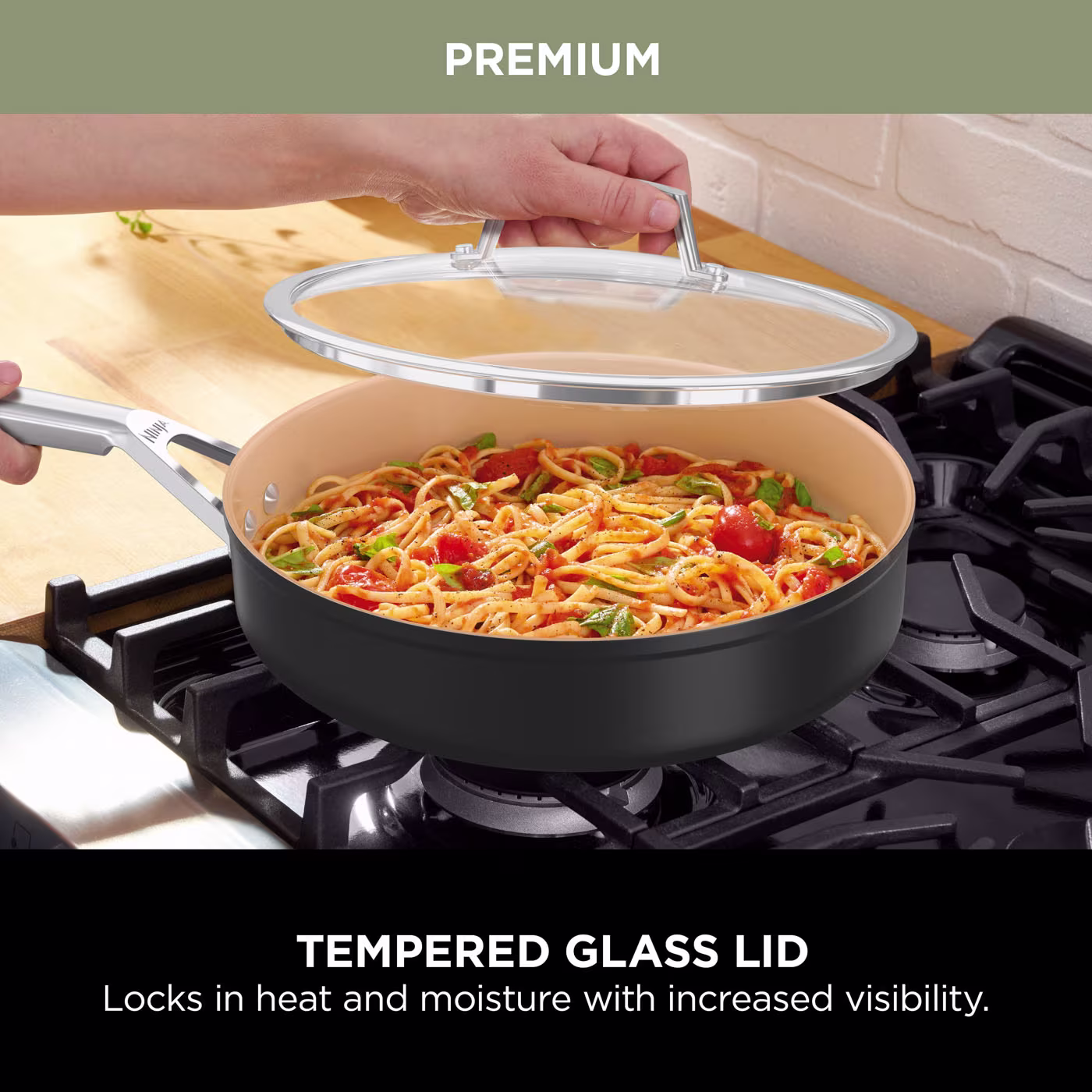 Ninja Extended Life Ceramic 5-Piece Frying Pan & Saucepan Set CW95000UK