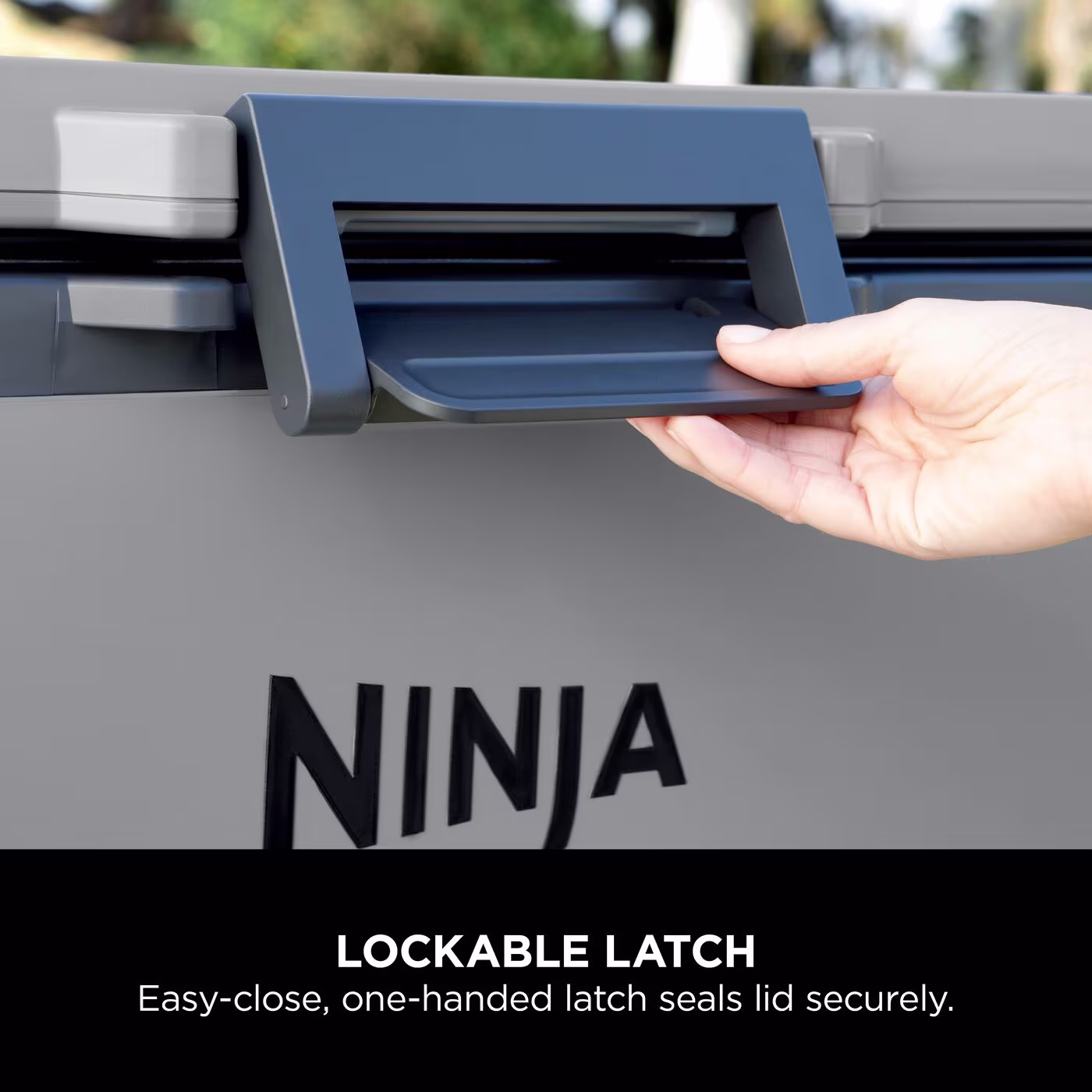 Ninja FrostVault 45QT/42L Wheeled Cooler with Dry Zone, Slate Grey FB245UKGY