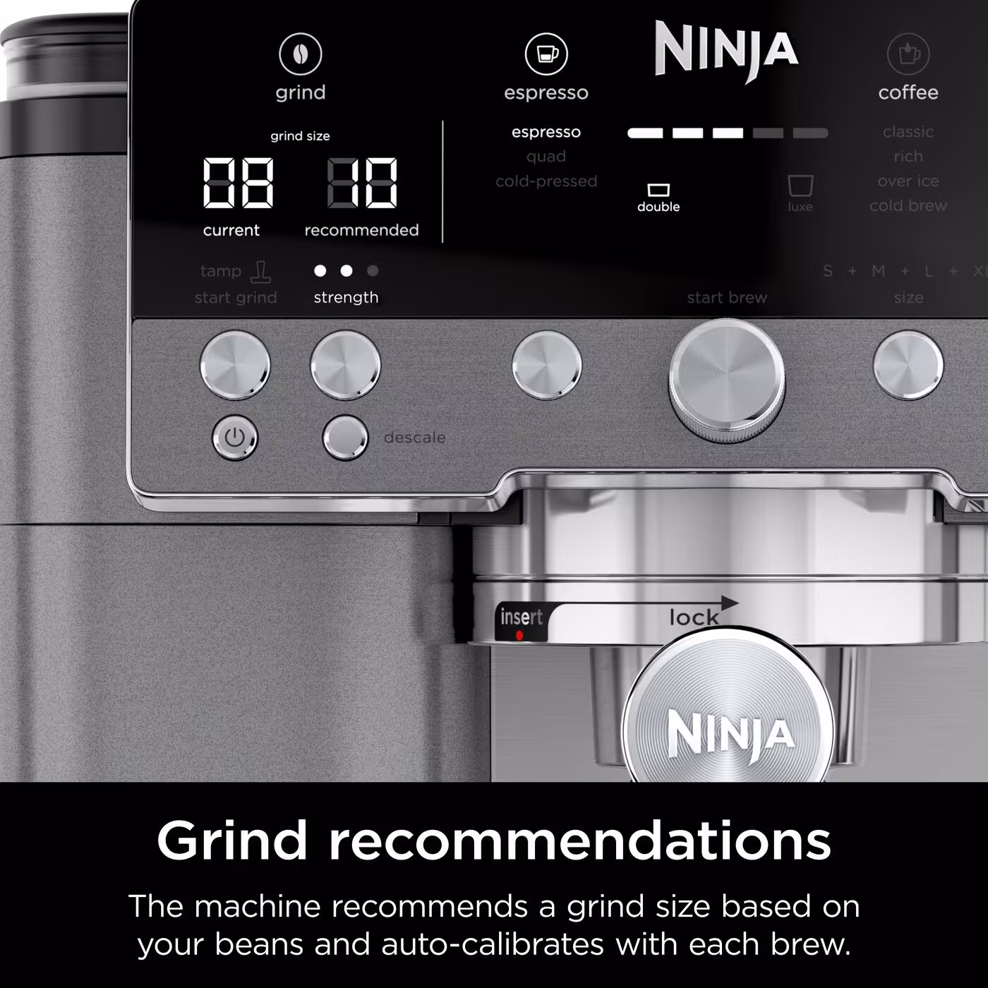 Ninja Luxe Café Premier Espresso Machine ES601UKGM