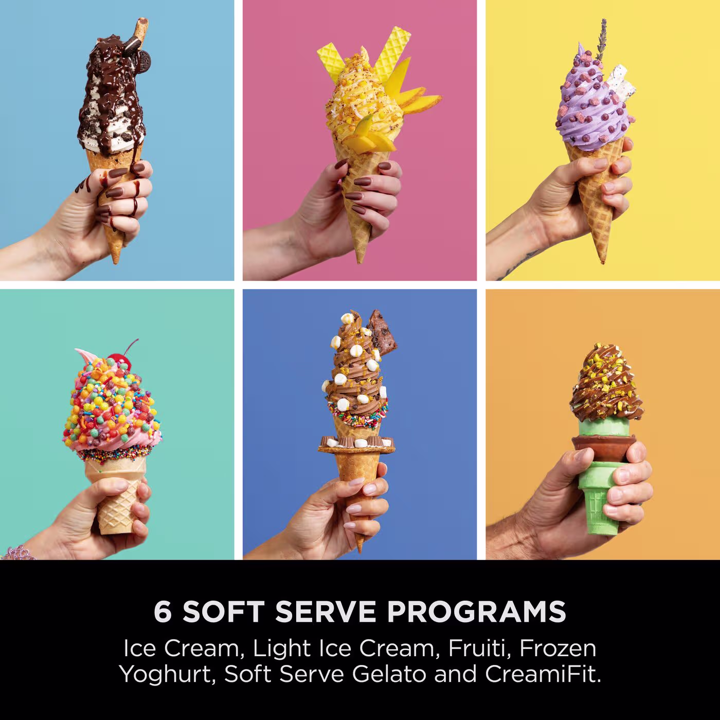 Ninja Swirl by CREAMi 13-in-1 Soft Serve & Ice Cream Maker NC701UK