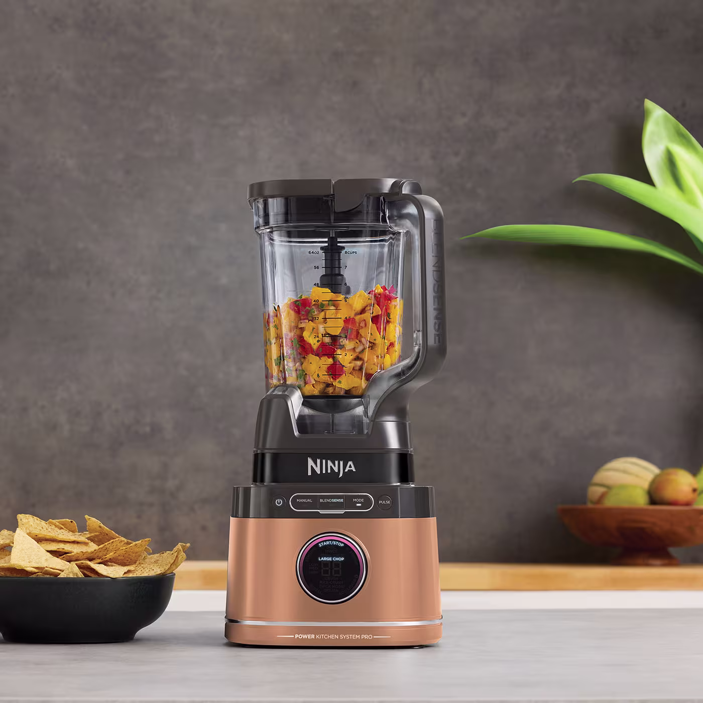 Ninja Deluxe Black & Copper Detect Power Blender & Processor Pro TB401UKDBCP
