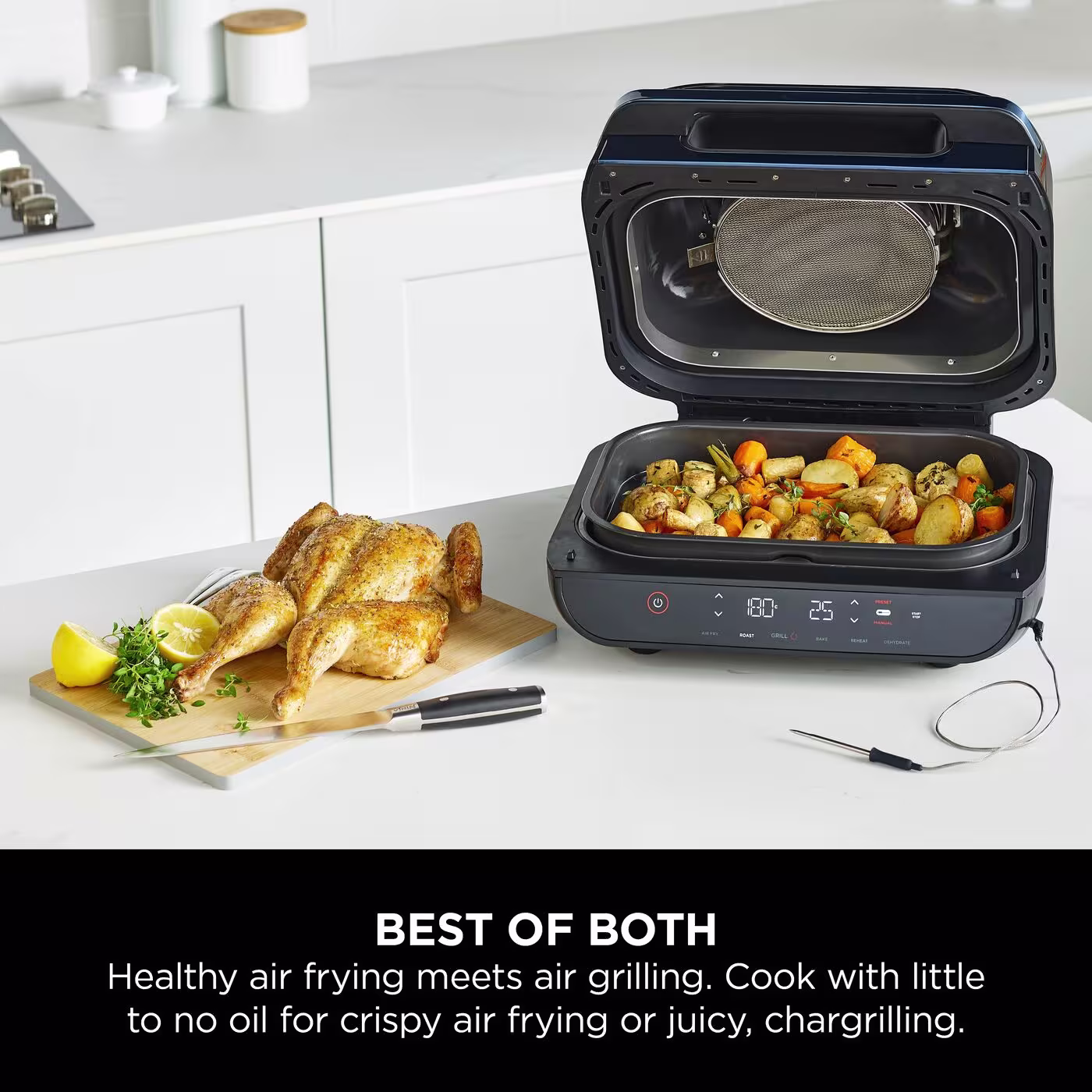 Ninja Foodi MAX Health Grill & Air Fryer AG551UK