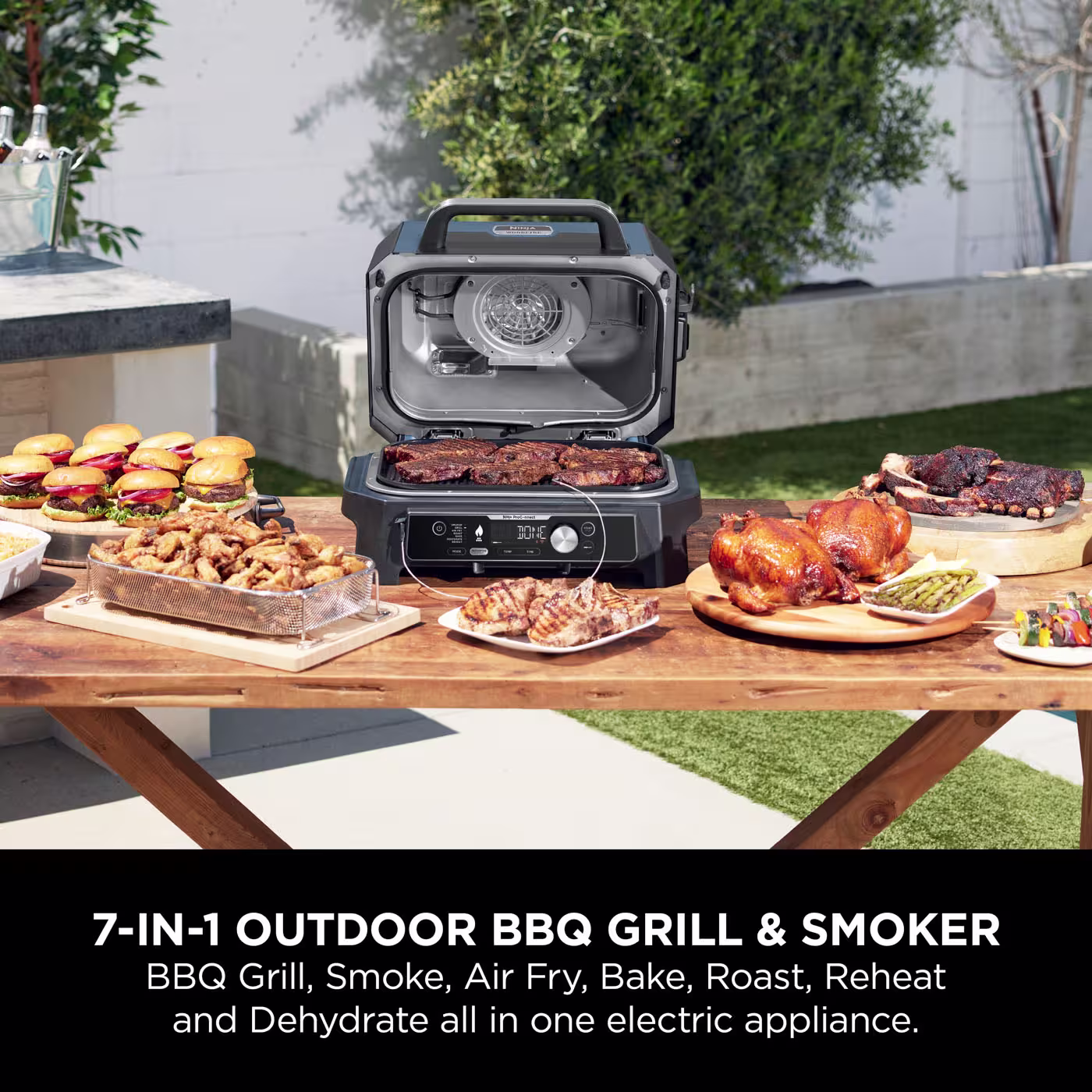 Ninja Woodfire Pro Connect XL Electric BBQ Grill & Smoker