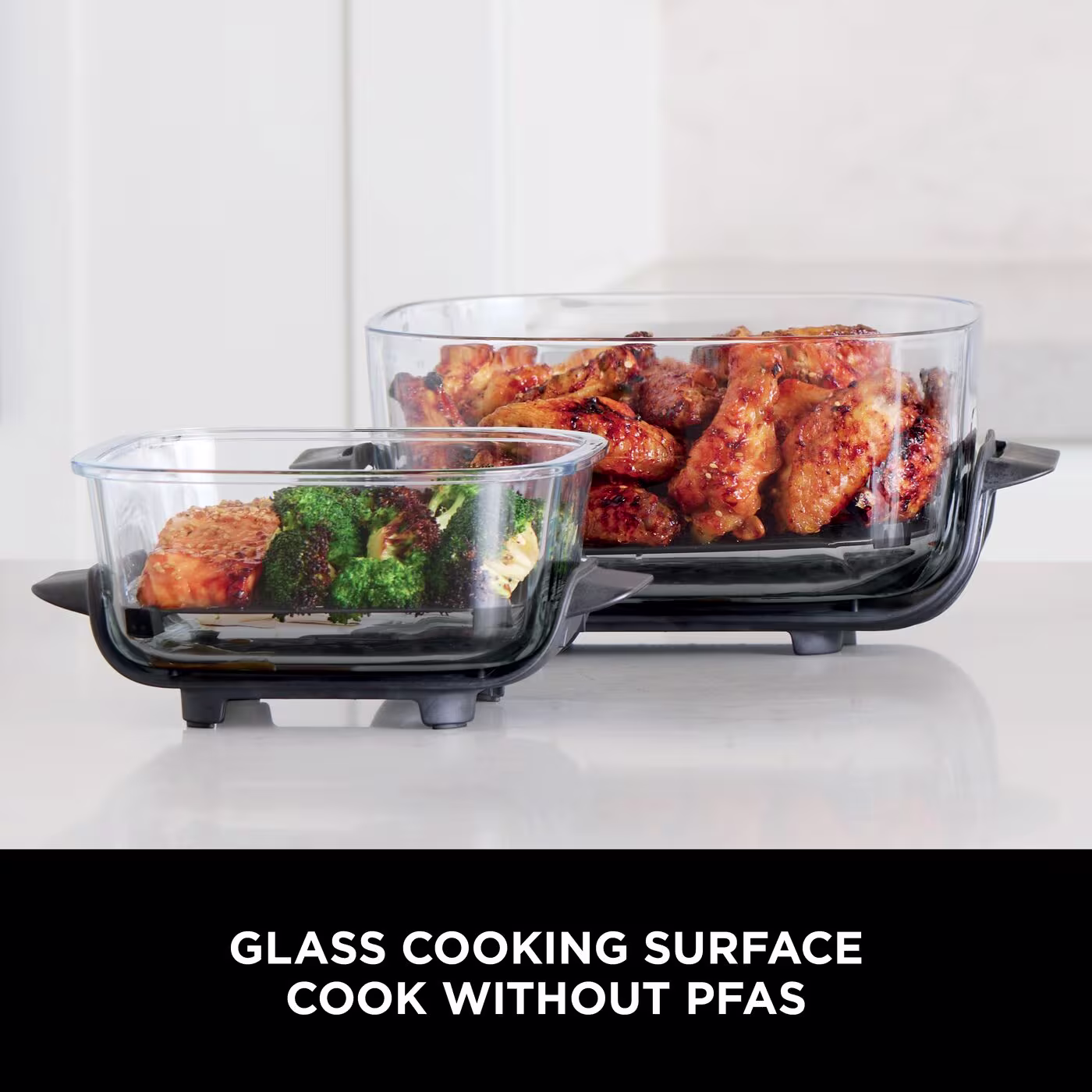 Ninja CRISPi 4-in-1 Portable Glass Air Fryer - Frosted Lilac FN101UKPR