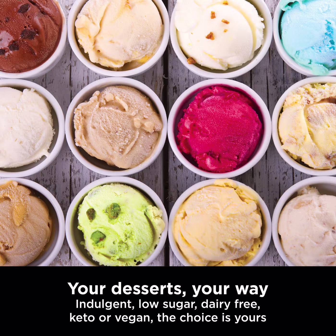 Ninja CREAMi Ice Cream & Frozen Dessert Maker - Orange Mango NC300UKAO