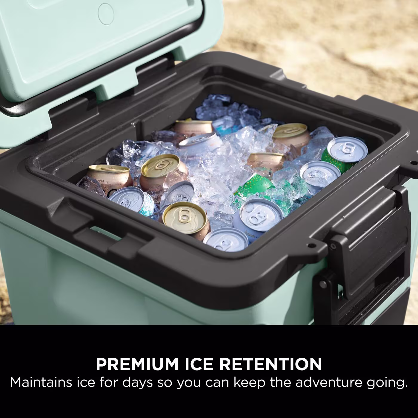 Ninja FrostVault 30QT/28L Wheeled Cooler with Dry Zone, Seafoam Blue FB230UKMT