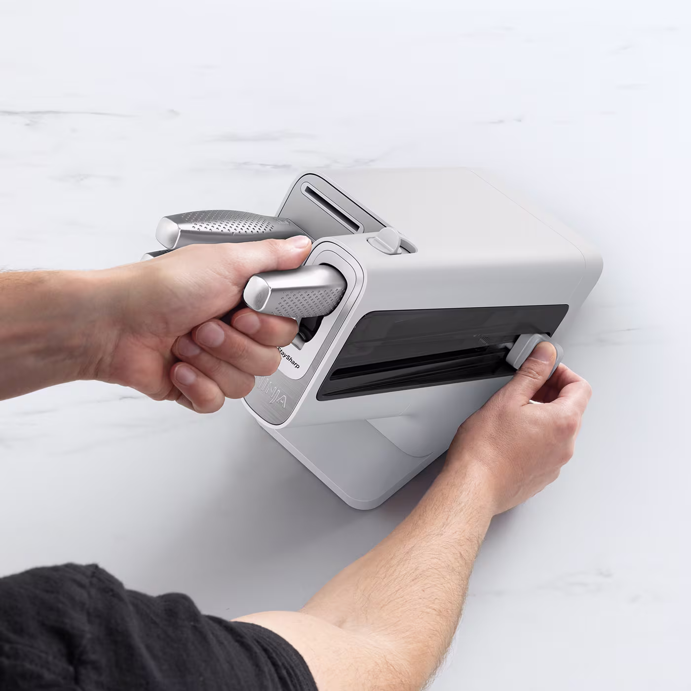 Ninja StaySharp Stainless 6-Piece Knife Set & White Block – K62006EUWH