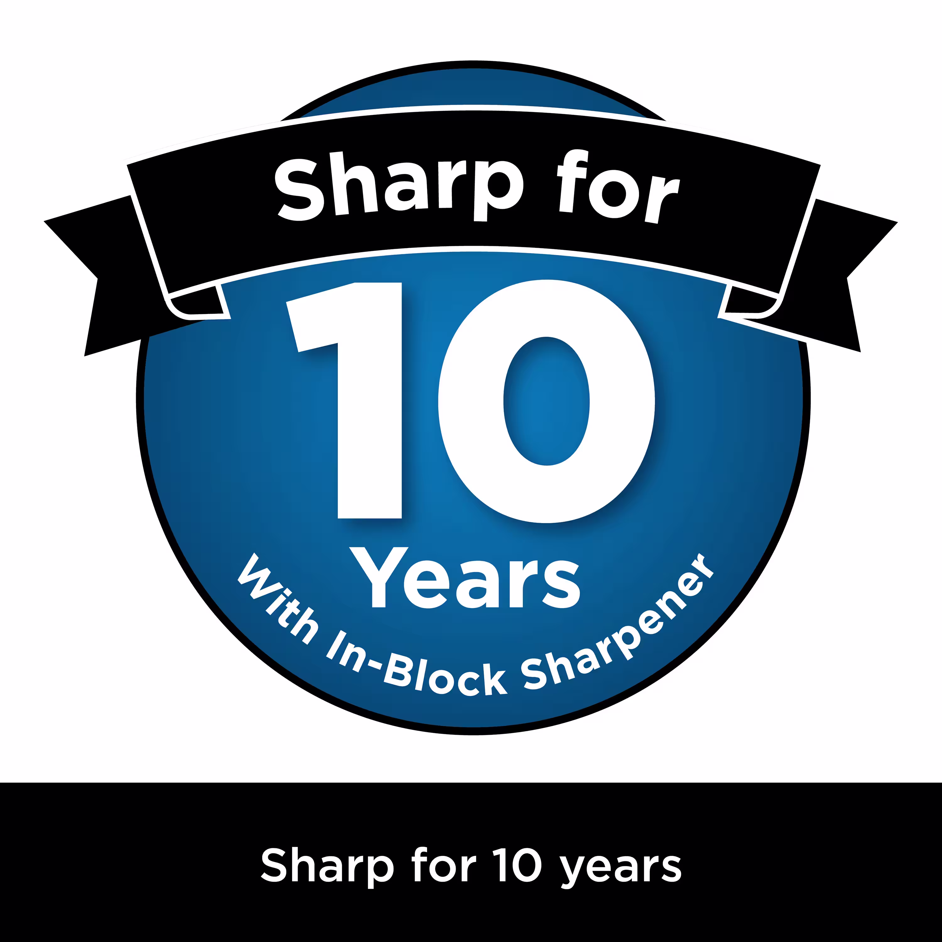 Ninja Foodi StaySharp Knife Block with Integrated Sharpener 6-Piece Set [K32006UK]