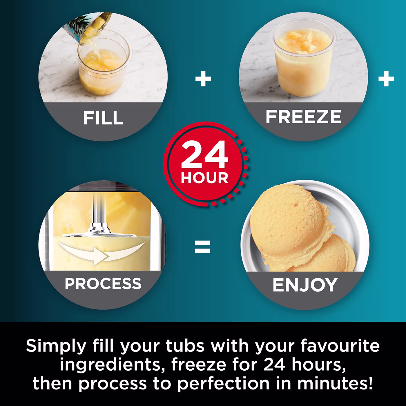 Ninja CREAMi Ice Cream & Frozen Dessert Maker - Coffee Cream NC300UKSD