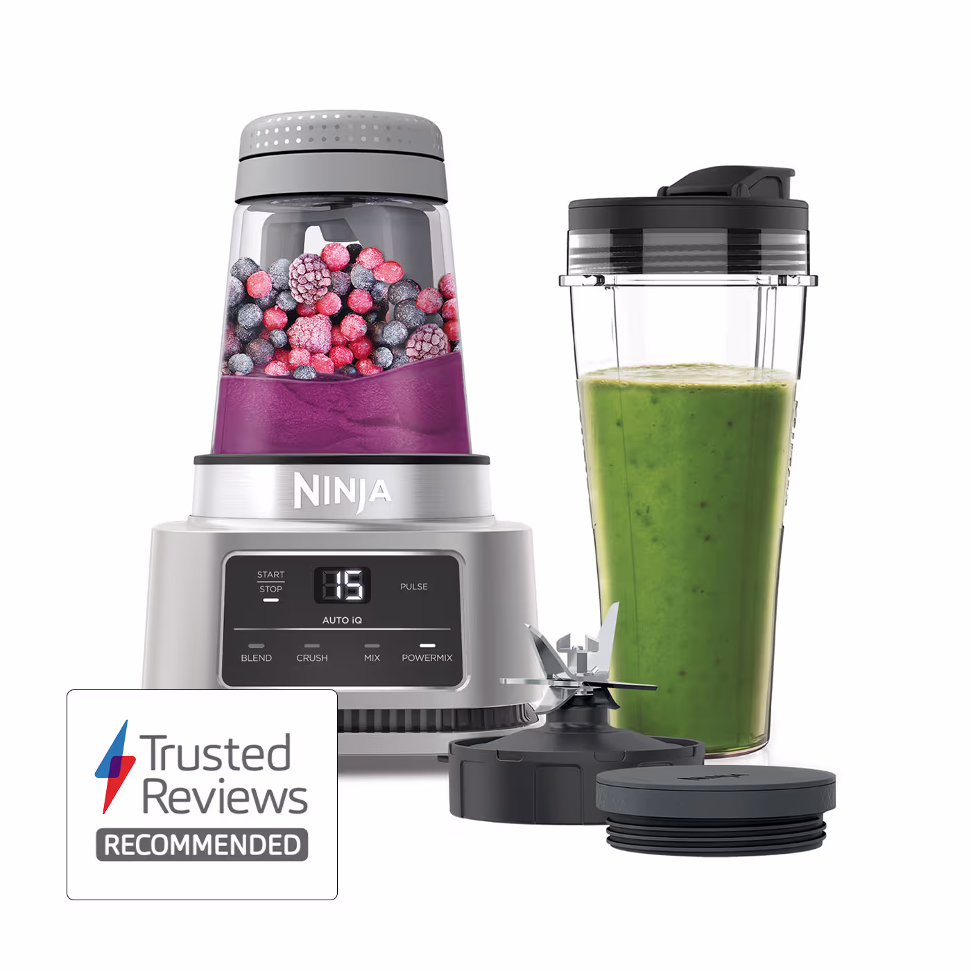 Ninja Foodi Power Nutri Blender 2-in-1 with Smart Torque & Auto-iQ 1100W - CB100UK