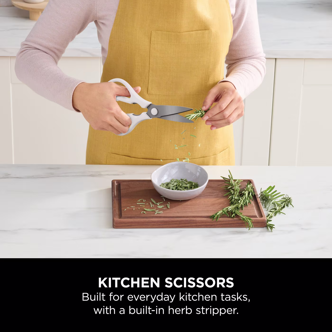 Ninja StaySharp Stainless 6-Piece Knife Set & White Block – K62006EUWH