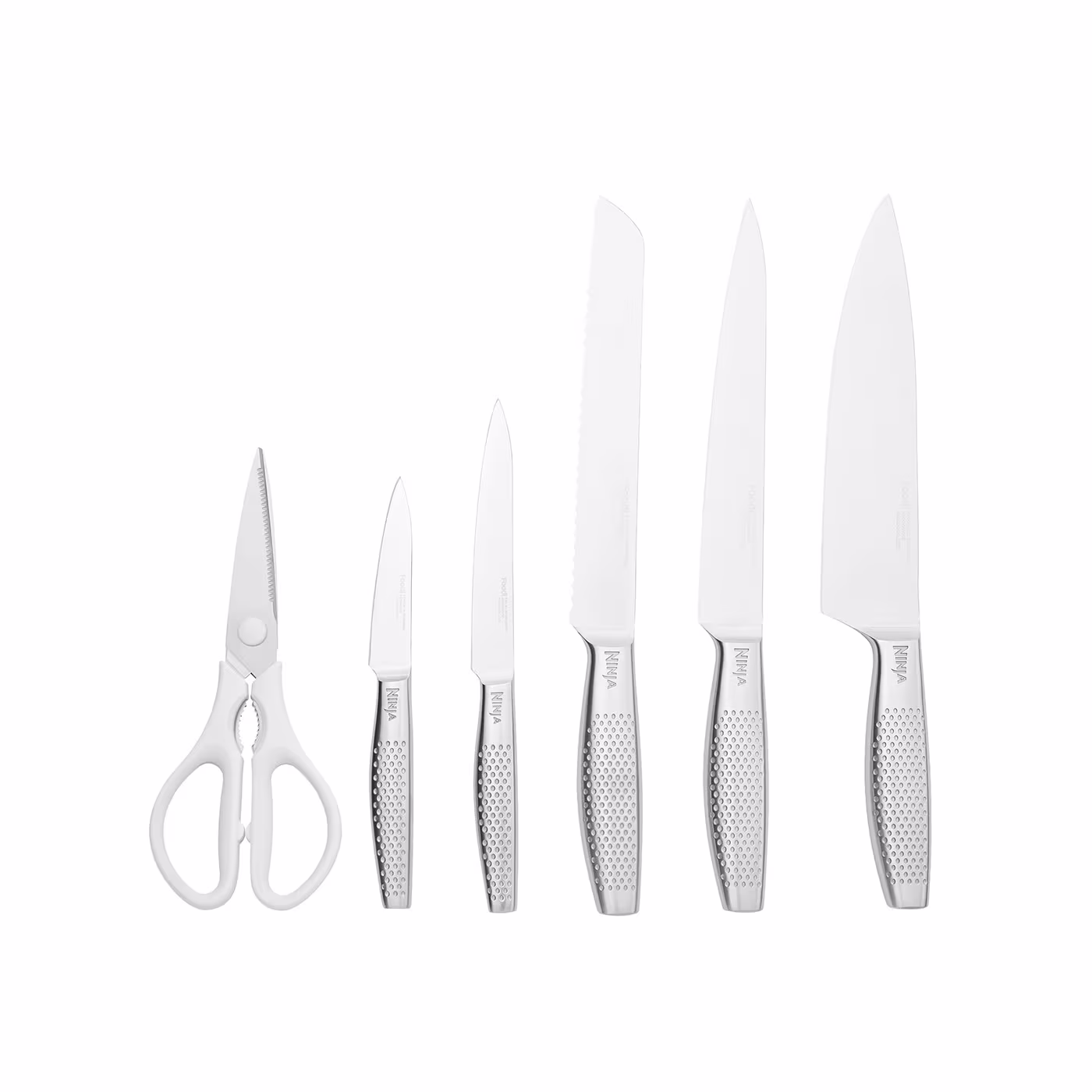 Ninja StaySharp Stainless 6-Piece Knife Set & White Block – K62006EUWH