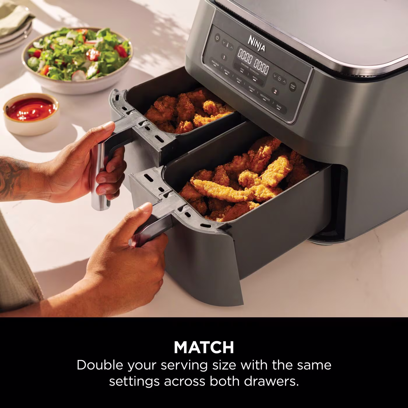 Ninja 6-in-1 Dual Zone Air Fryer 7.6L DZ300UK