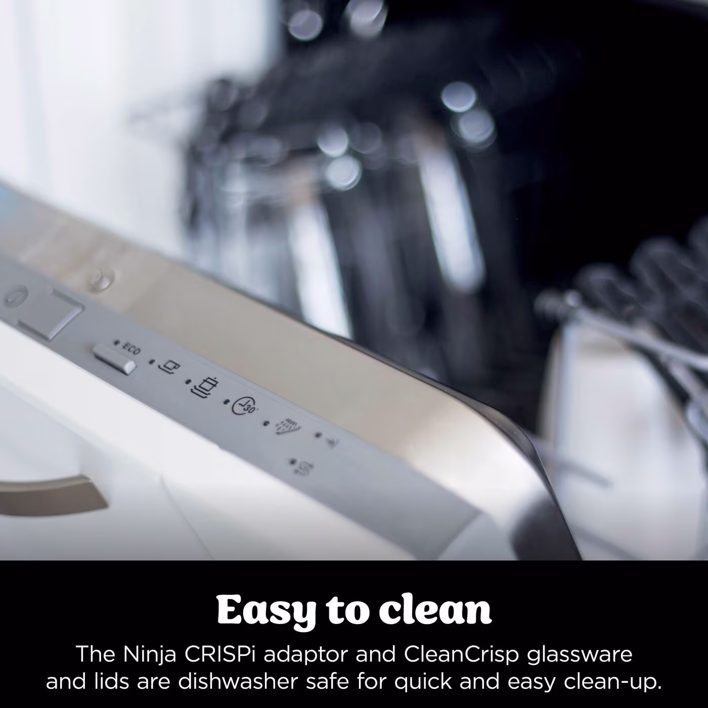 Ninja CRISPi 4-in-1 Portable Glass Air Fryer - Cyber Space FN101UKGY