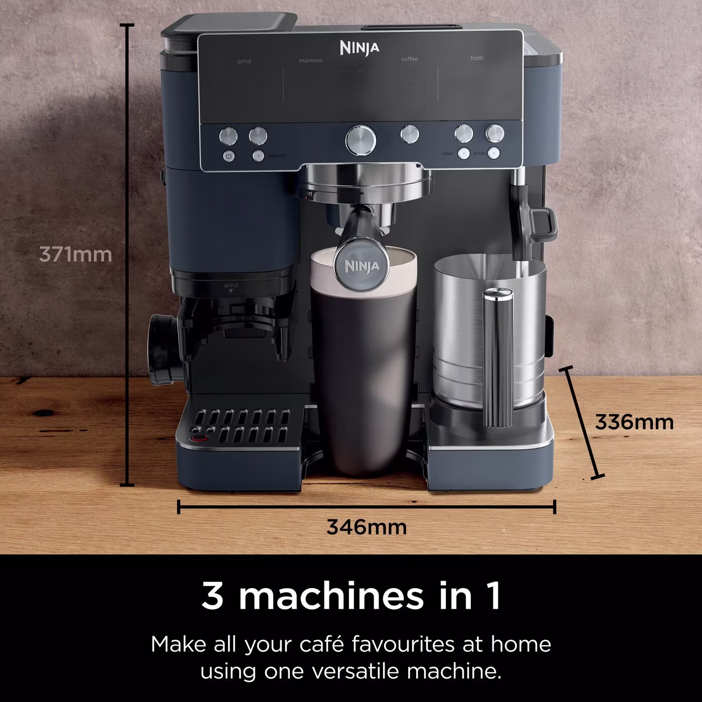 Ninja Luxe Café Premier Espresso Machine - Cyber Space ES601UKCY