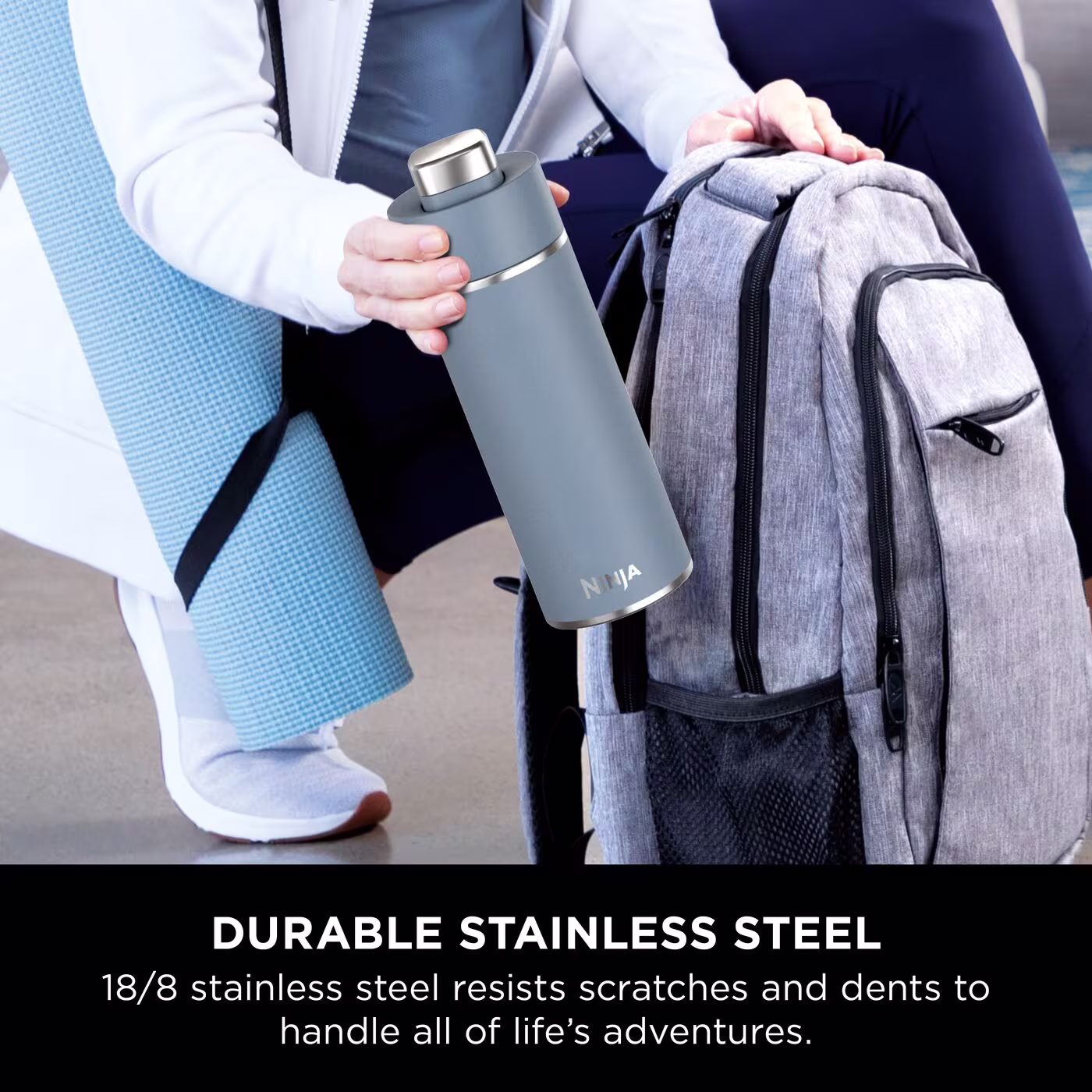 Ninja Thirsti 530 ml Travel Bottle – Blue DW1801EUUKBL