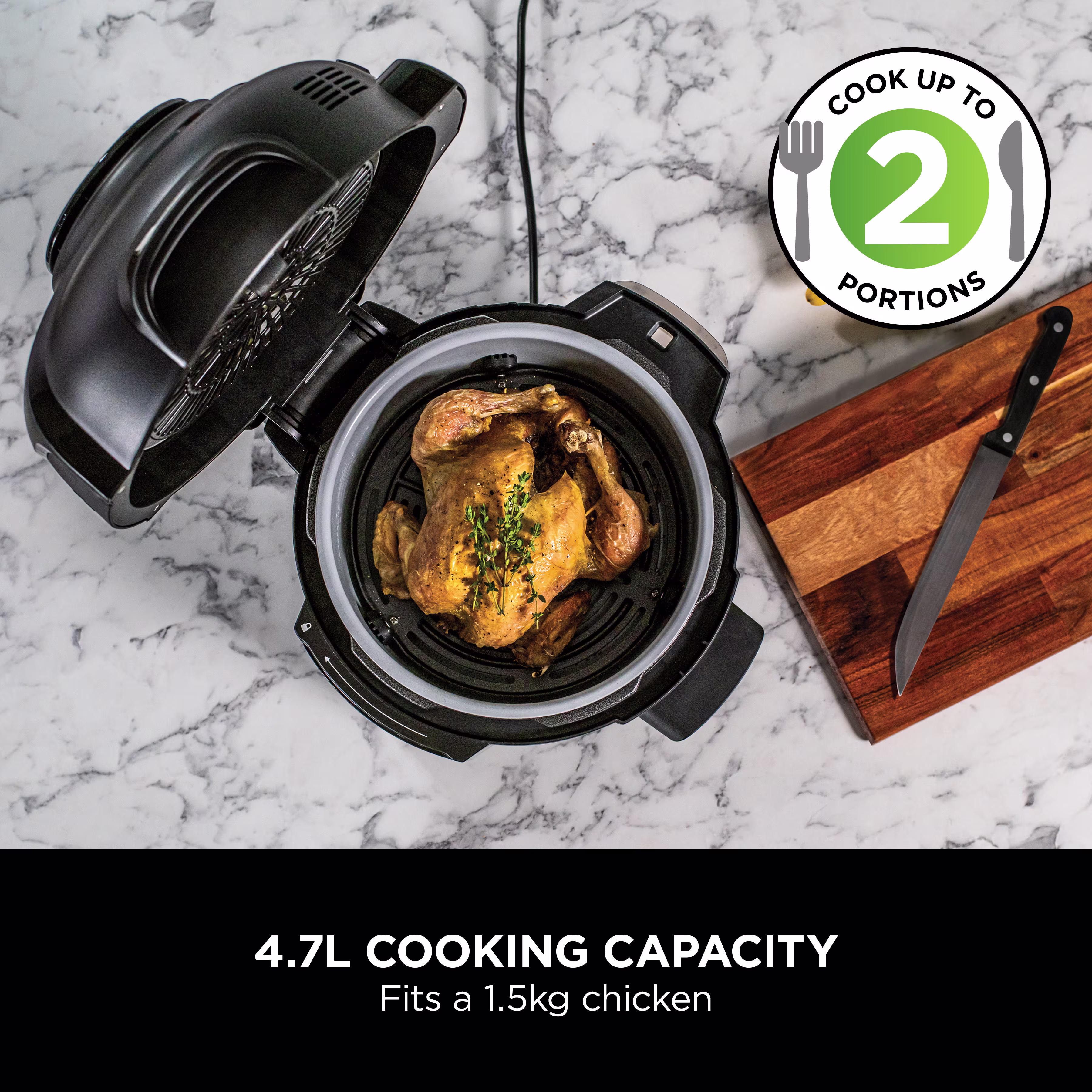 Ninja Foodi Mini 6-in-1 Multi-Cooker 4.7L OP100UK