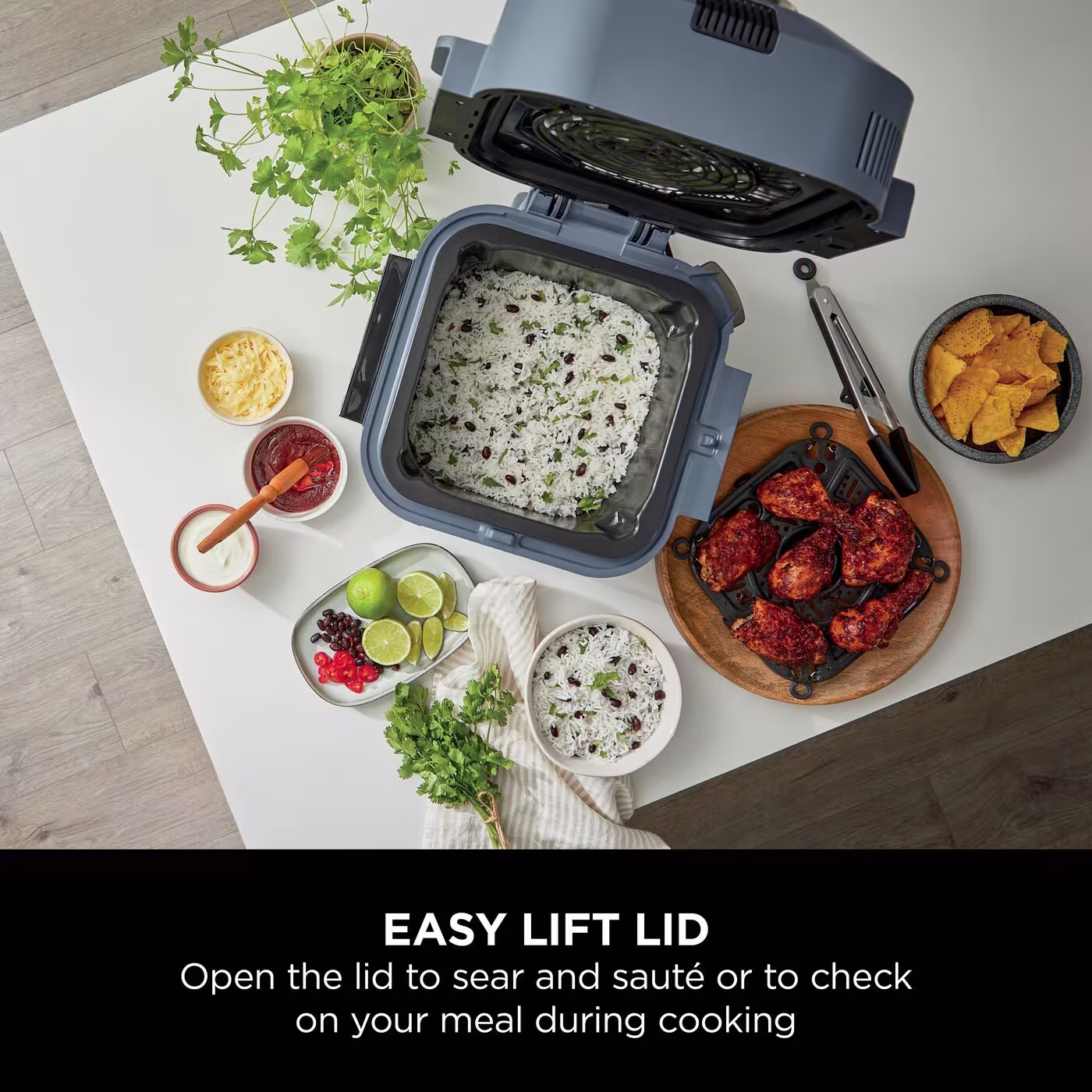 Ninja Speedi 12-in-1 Multi-Cooker, Air Fryer & Slow Cooker - Cyber Space ON500UKCYD