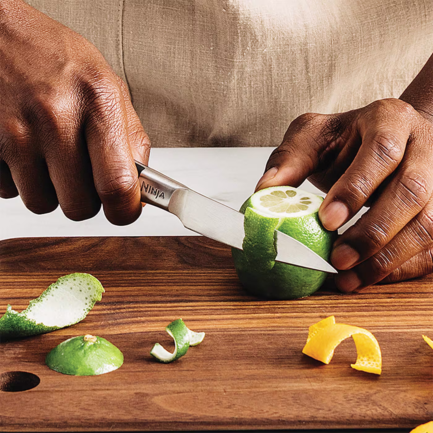 Ninja Foodi StaySharp Knife Block with Integrated Sharpener – 5-Piece Set [K32005UK]