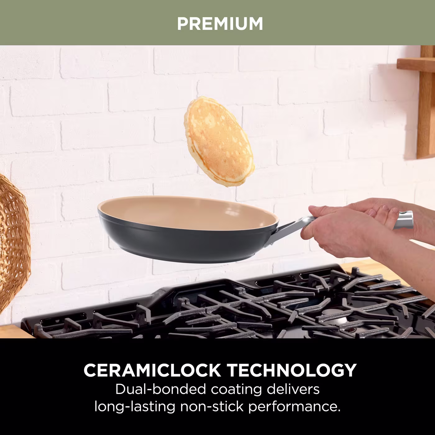 Ninja Extended Life Ceramic 28cm Wok CW90928UK