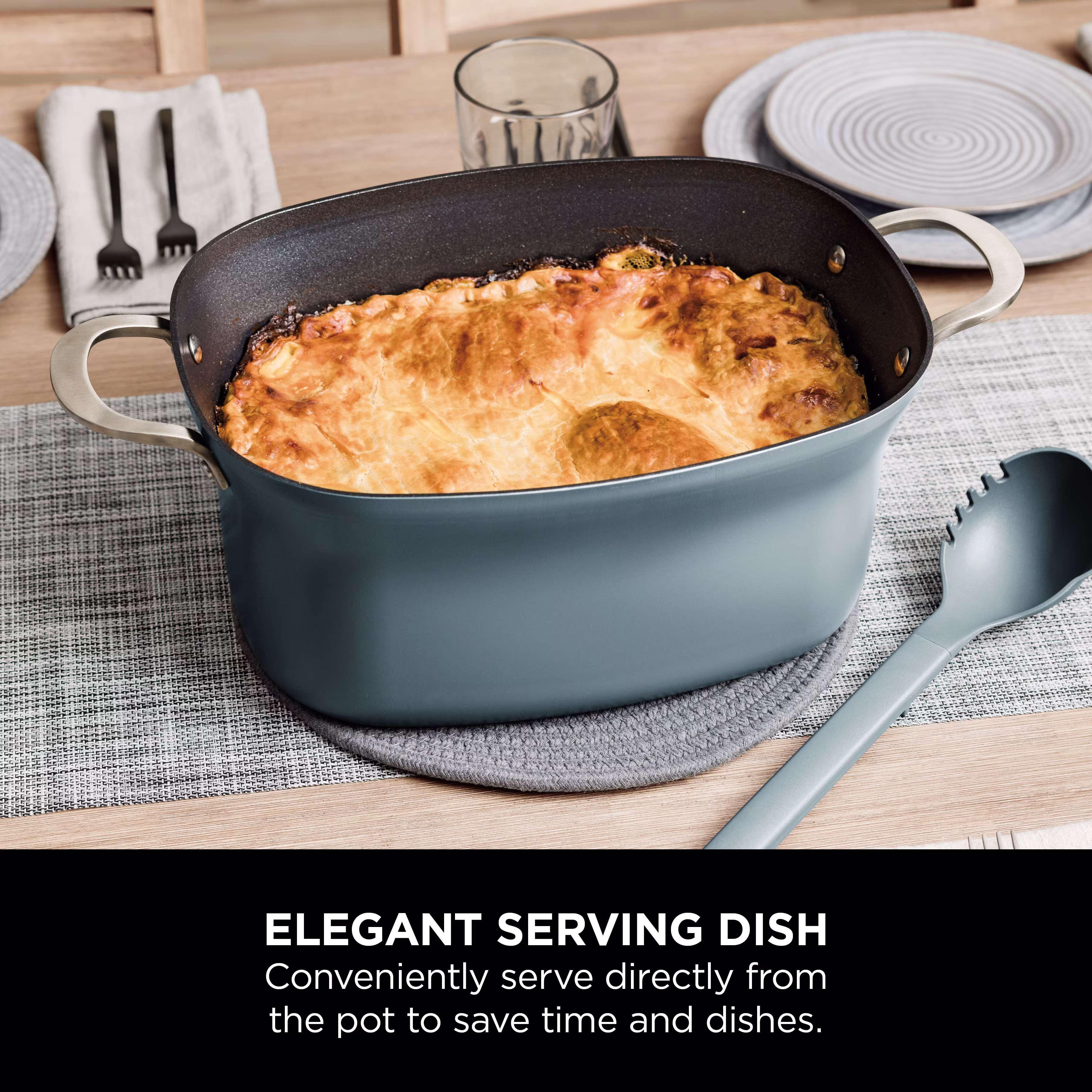 Ninja Foodi 8-in-1 PossibleCooker Slow Cooker & Multi-Cooker Sea Salt Grey [MC1001UK]