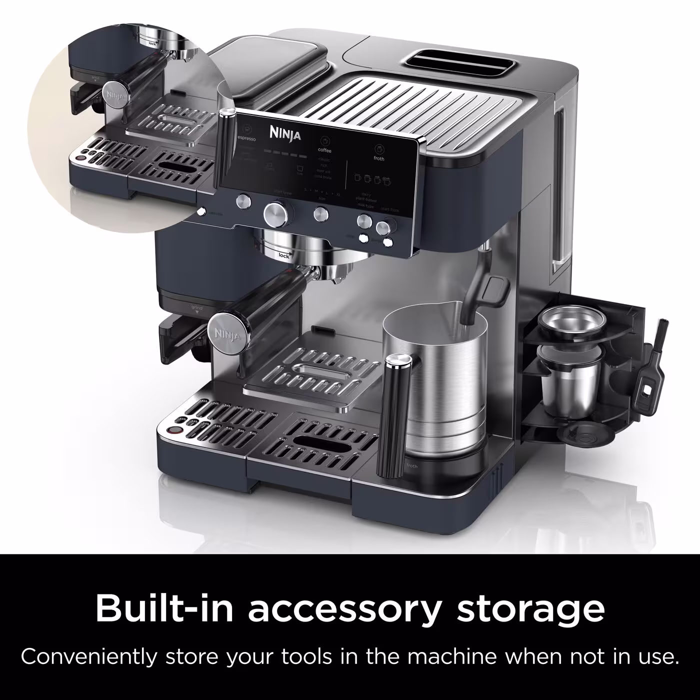 Ninja Luxe Café Premier Espresso Machine - Cyber Space ES601UKCY