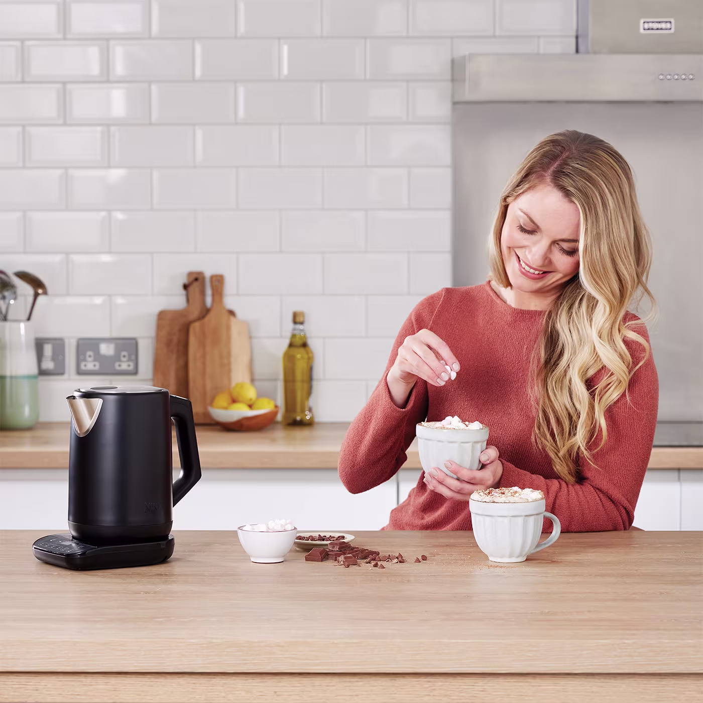 Ninja Black Perfect Temperature Kettle, Rapid Boil – KT200UK