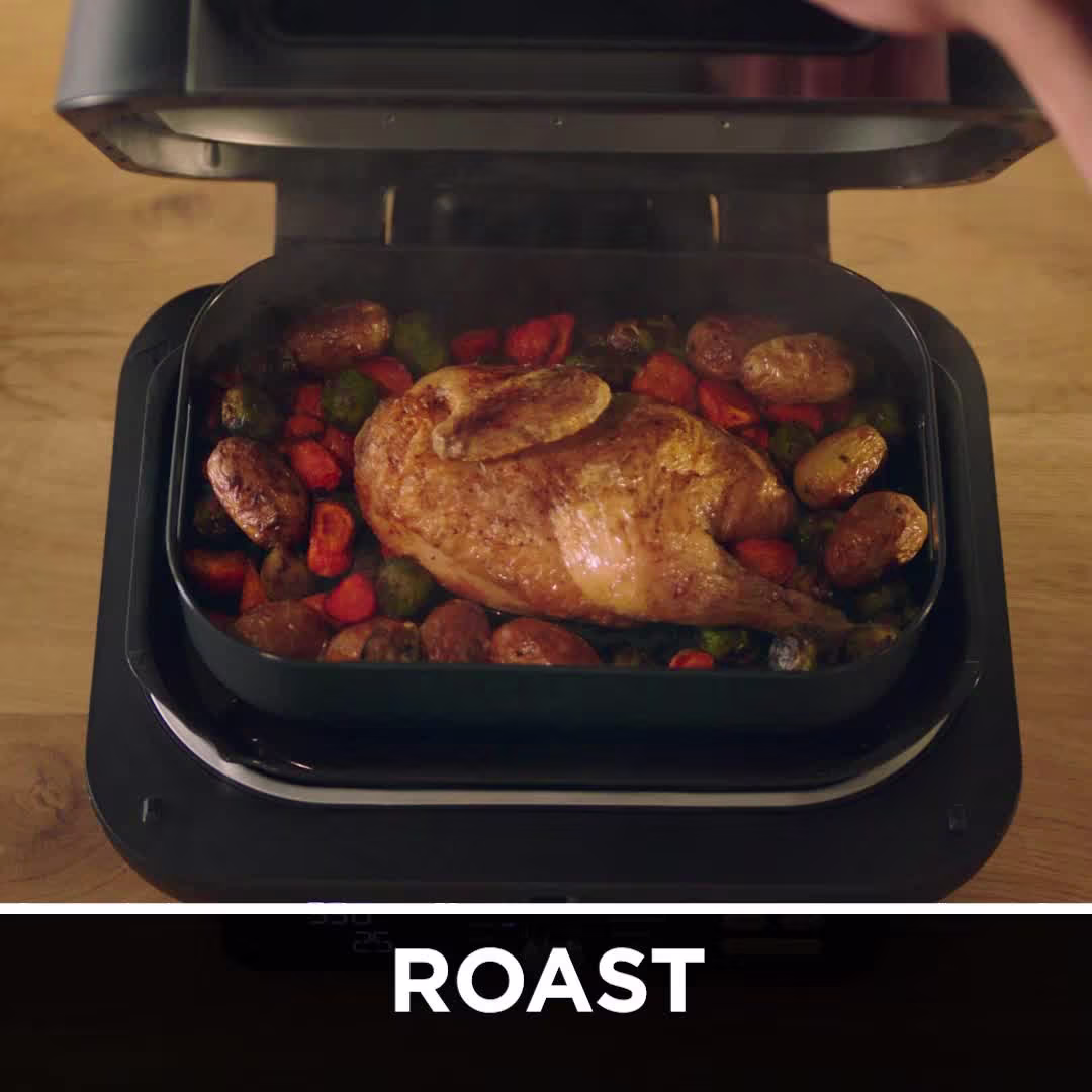 Ninja Foodi MAX Pro Health Grill, Flat Plate & Air Fryer AG651UK