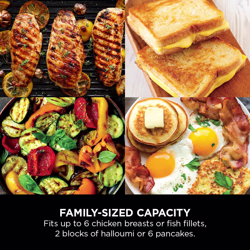 Ninja Sizzle Indoor Grill & Flat Plate GR101UK