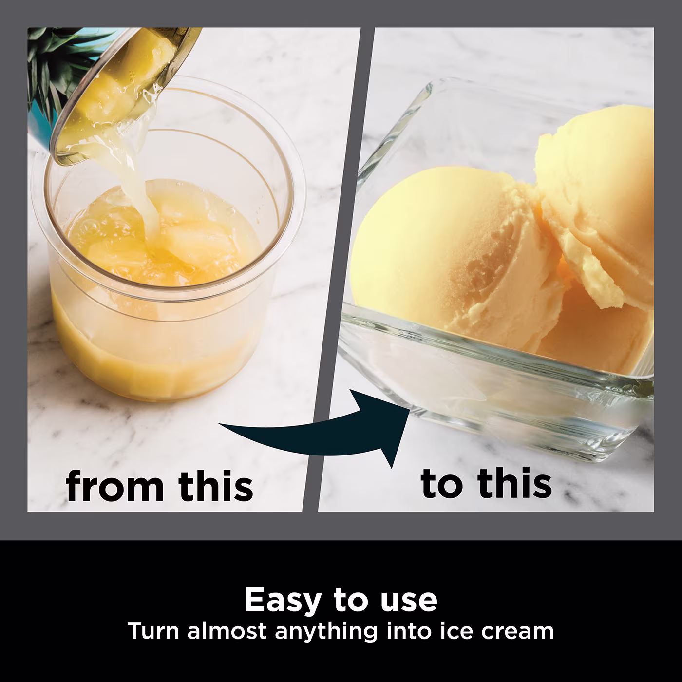 Ninja CREAMi Ice Cream & Frozen Dessert Maker - Orange Mango NC300UKAO