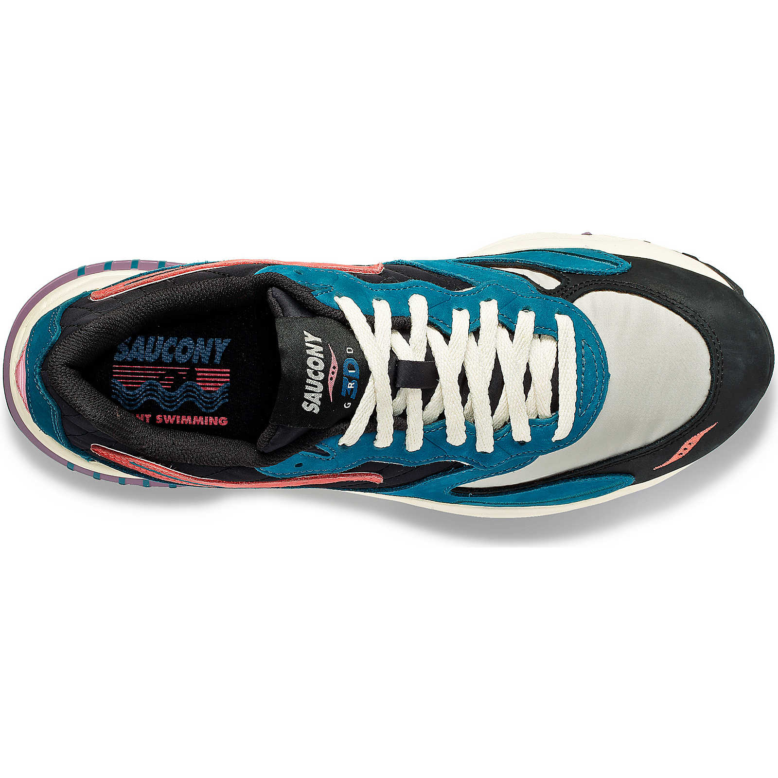 3D Grid Hurricane Midnight Swimming