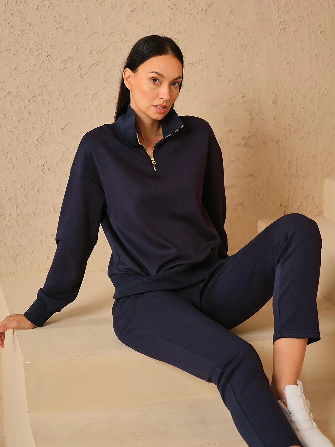 UltraSoft Long Sleeve Quarterzip Sweatshirt