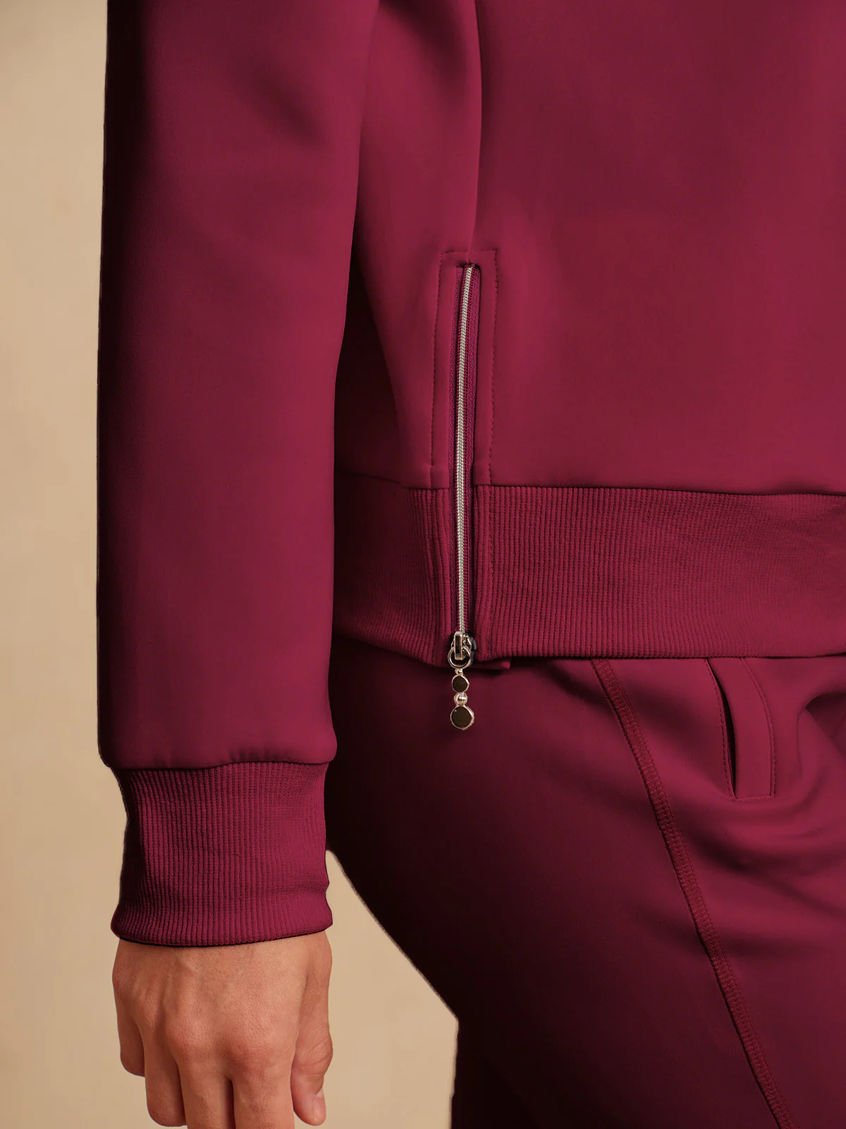 More Than Basic Asymmetrical Collar Golf Sweatshirt