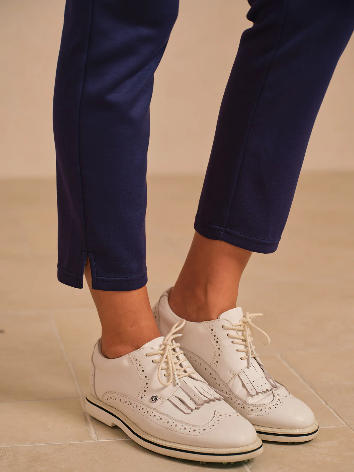 More Than Basic Stretch Zipper Pocket Ankle Pants