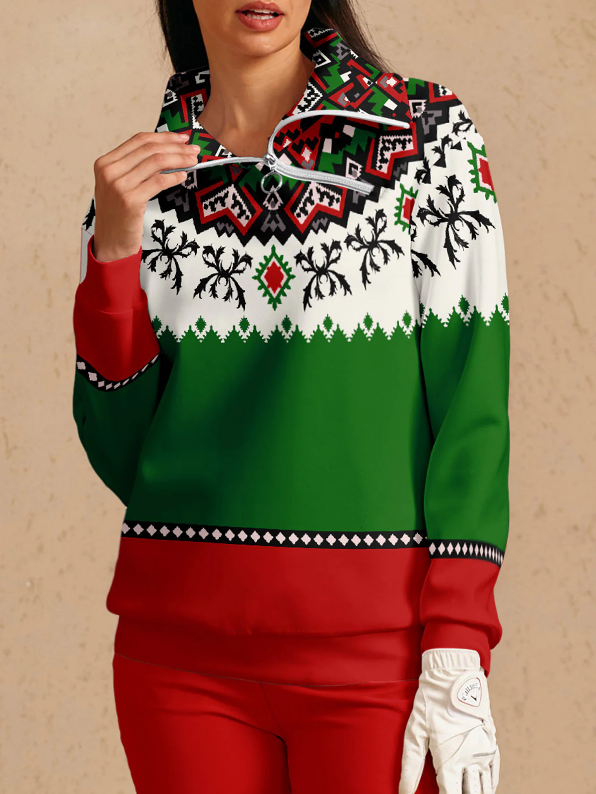 Bold Baroque Golf Sweatshirt