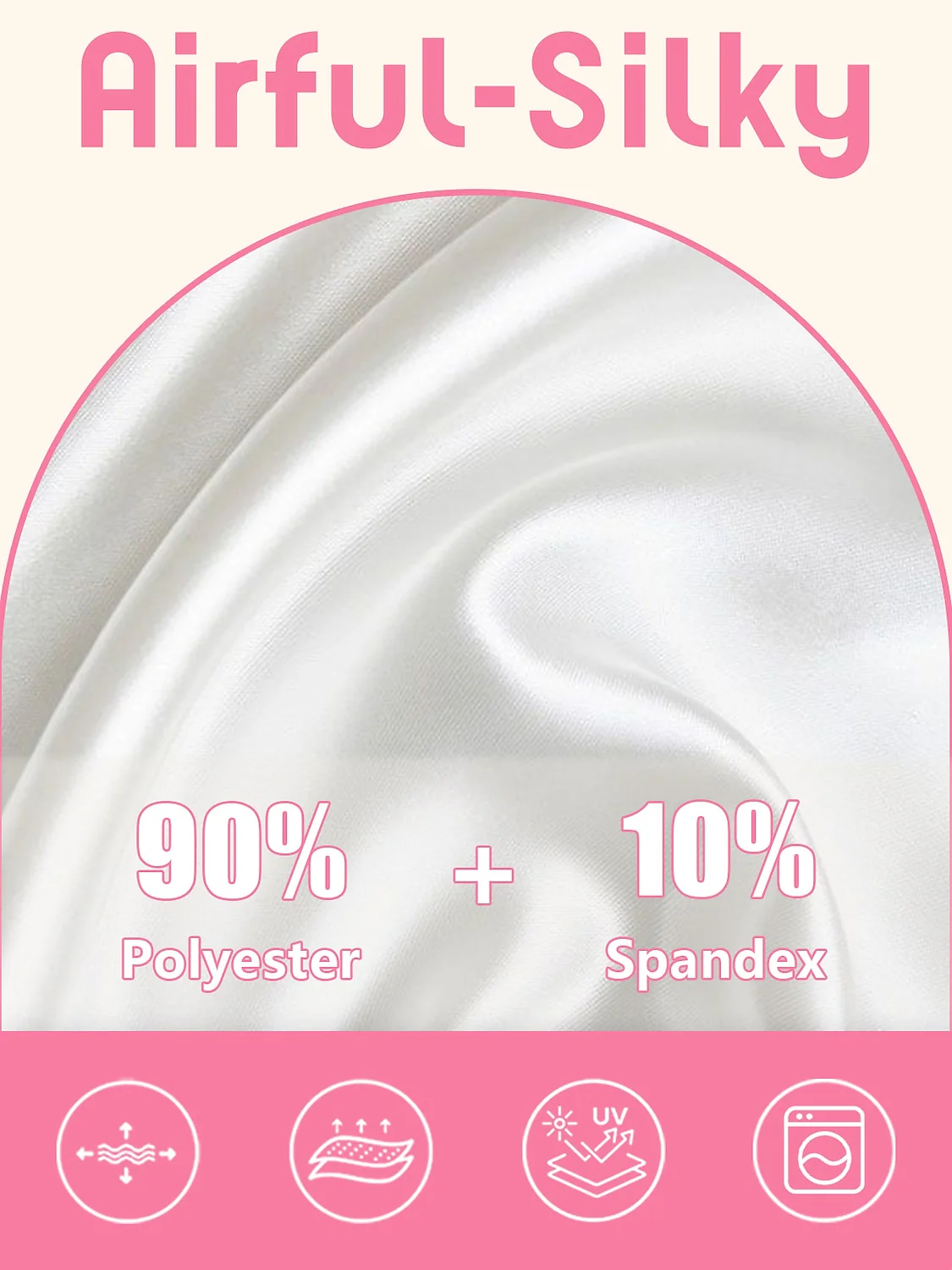 Hyper-prep Silky Ruffle Polo Top UPF50+