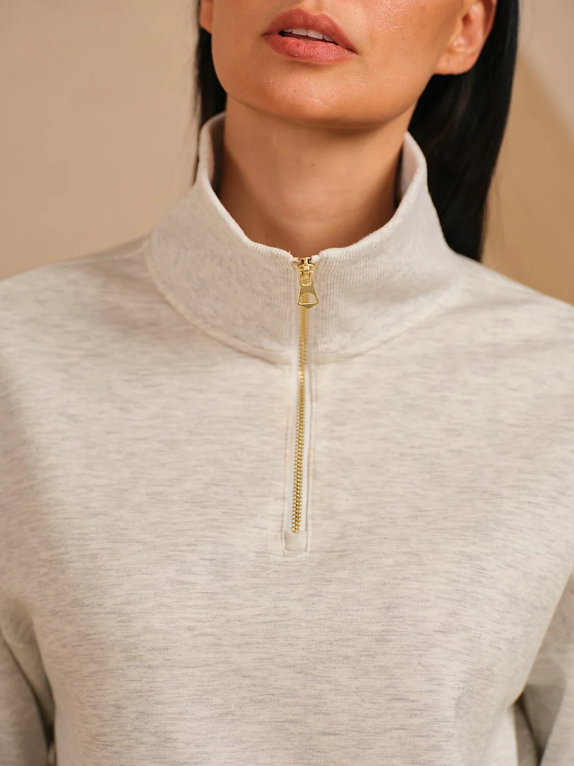 UltraSoft Long Sleeve Quarterzip Sweatshirt