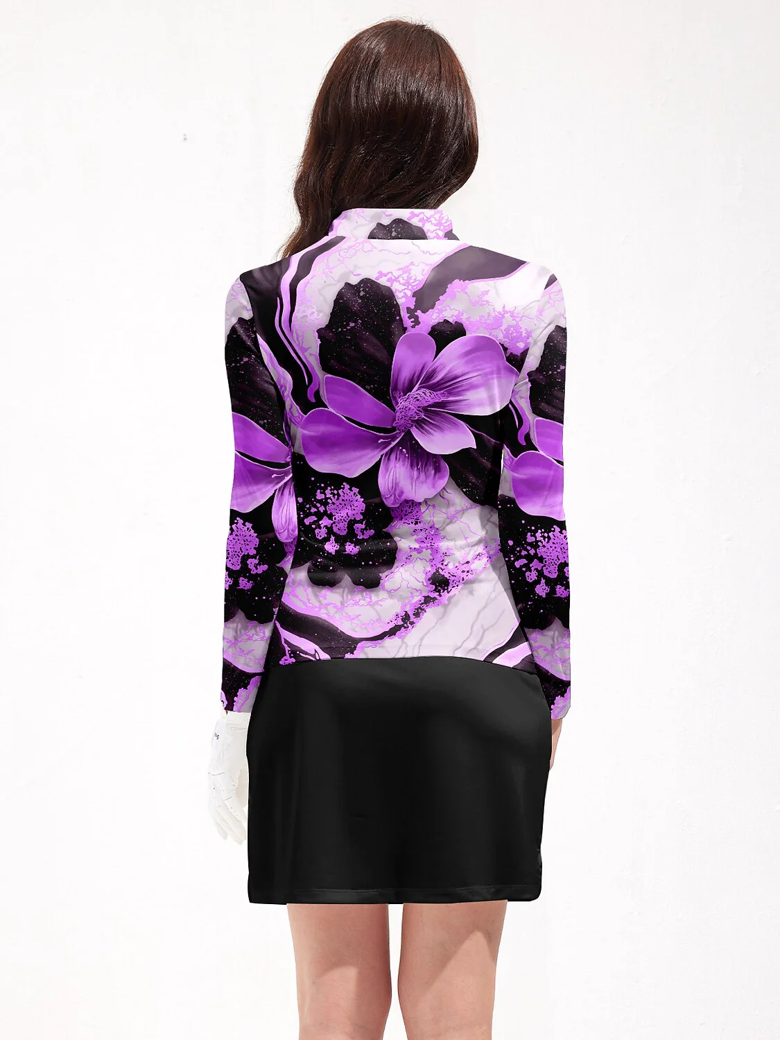 Botanical Energy Golf Shirt Quarterzip UPF50+