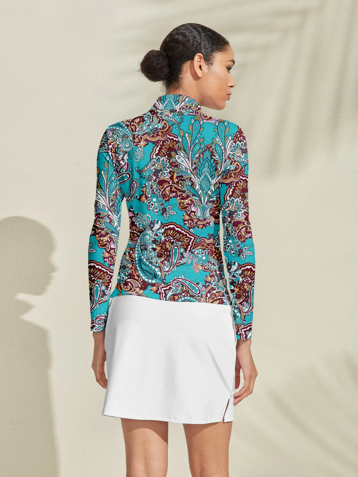 Pretty Feminine Golf Shirt Quarterzip UPF50+