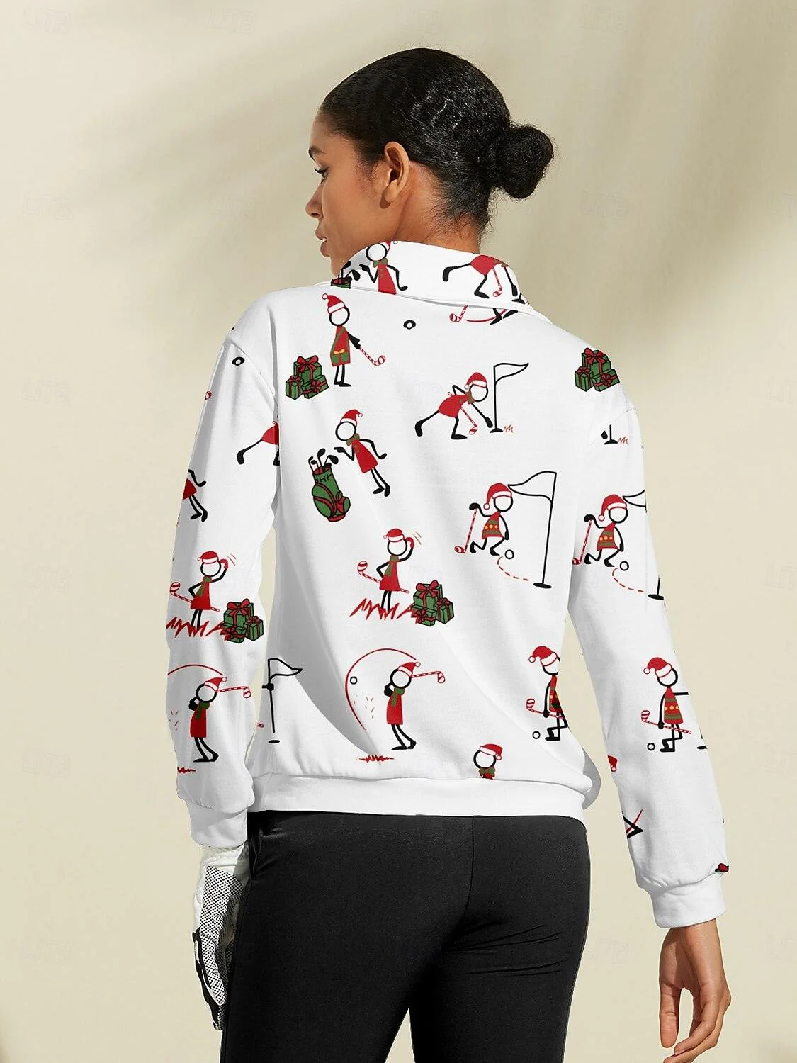 Hyper-prep Christmas Golf Sweatshirt