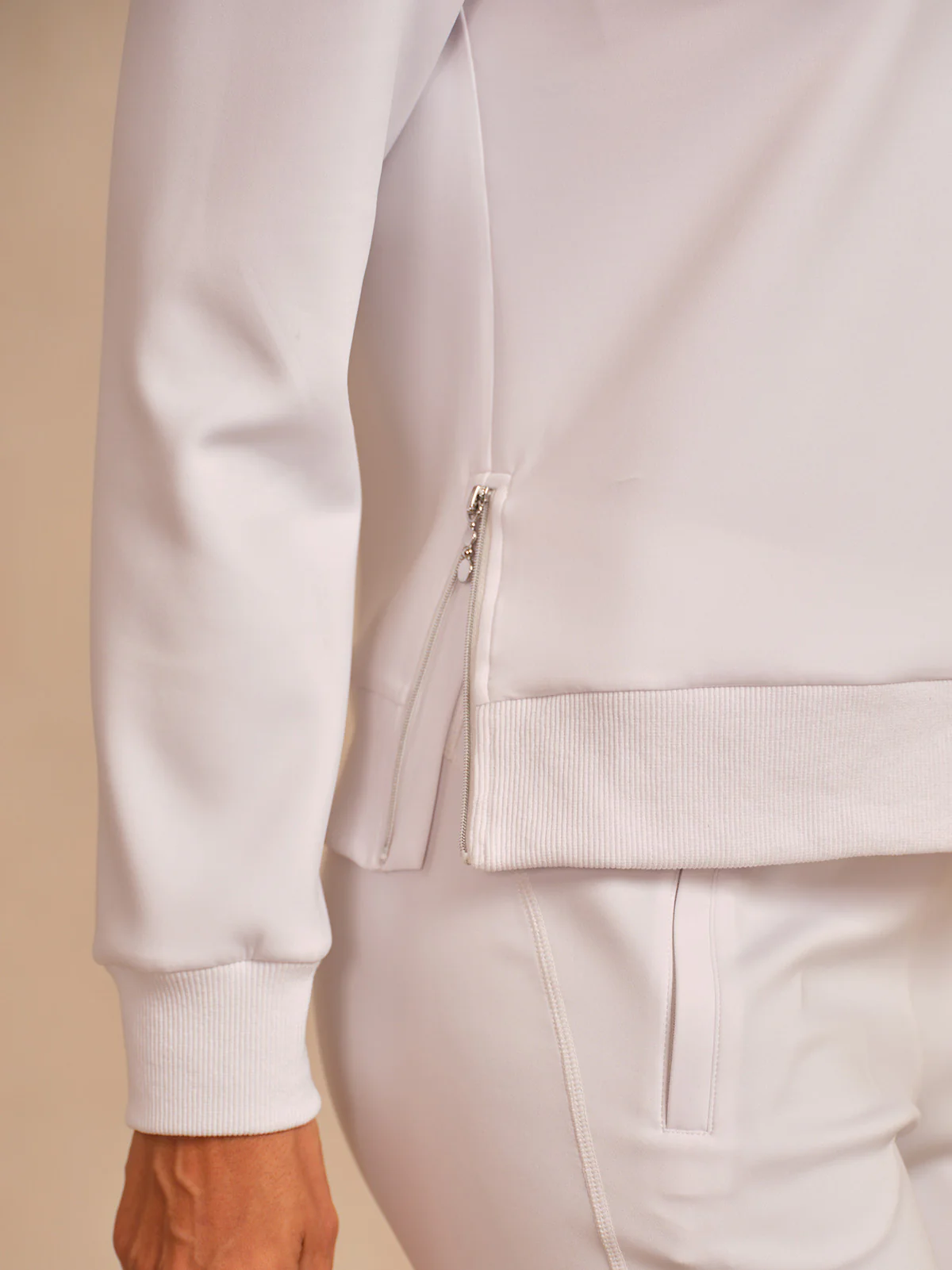 More Than Basic Asymmetrical Collar Golf Sweatshirt