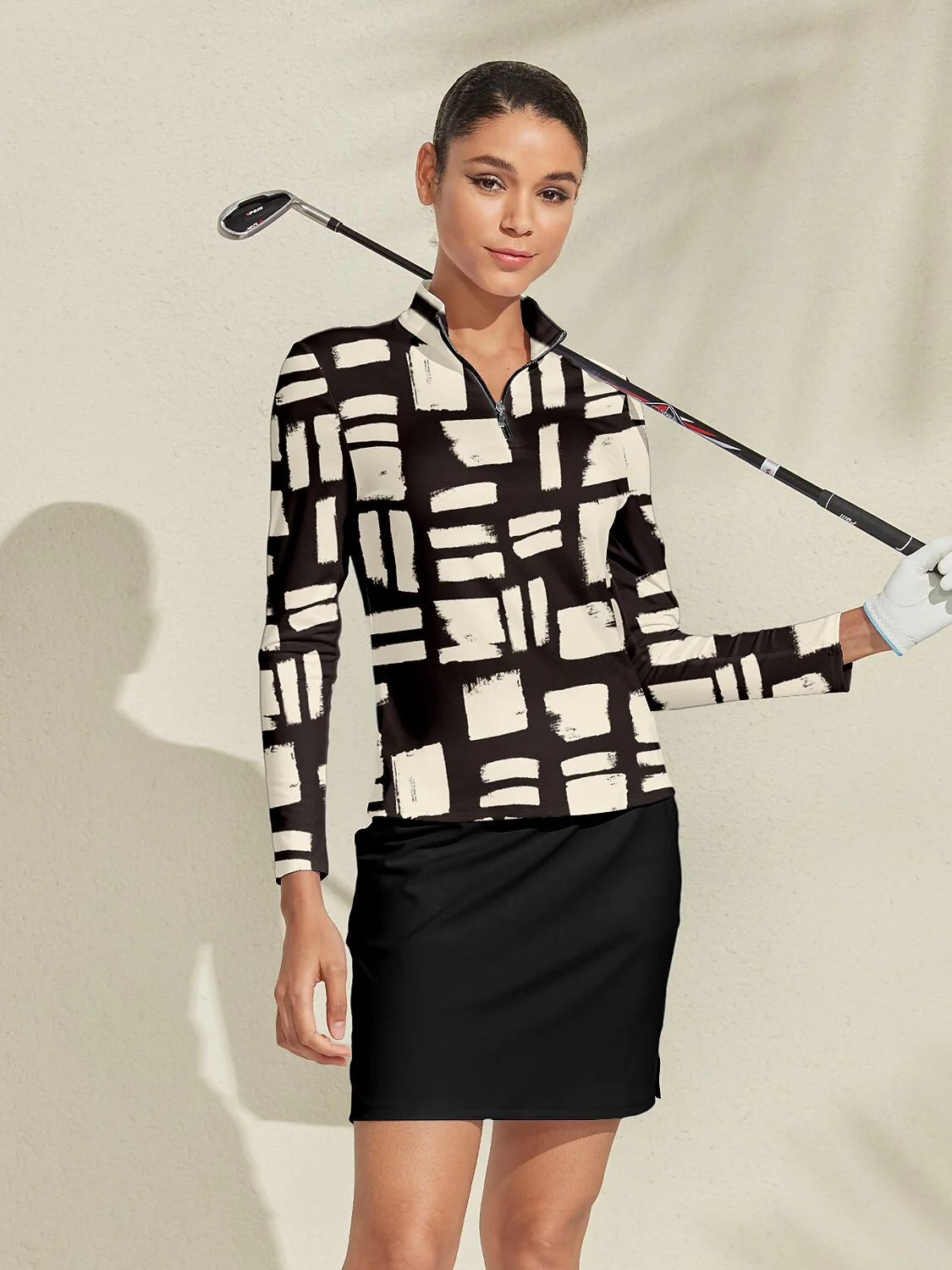 Not So Classic Golf Shirt Quarterzip UPF50+