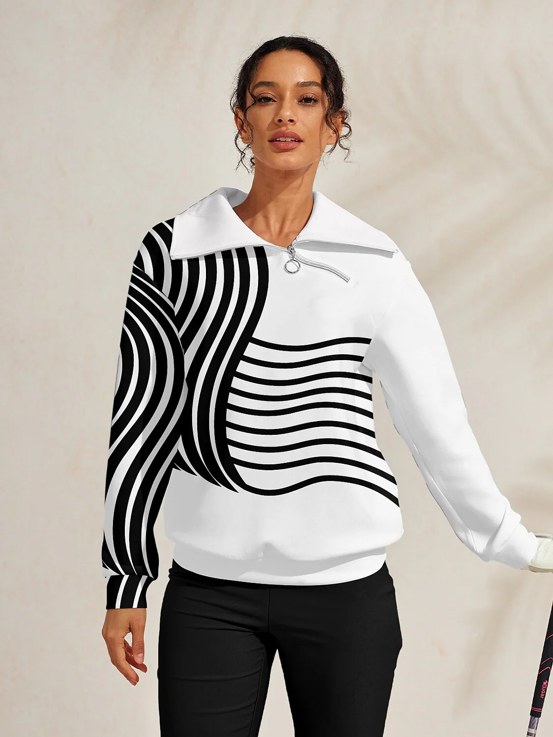 Playful Nautical Golf Sweatshirt