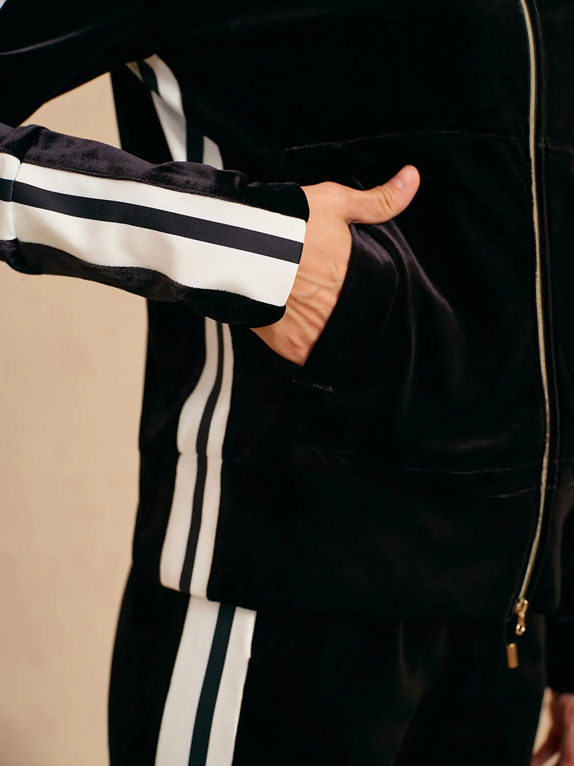 UltraSoft Velvet Long Sleeve Full Zip Jacket