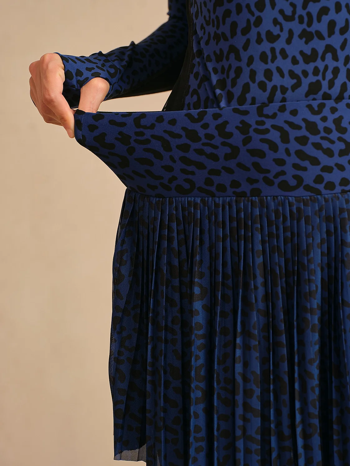 More Than Basic 36 Inch Leopard Mesh Golf Skeggings