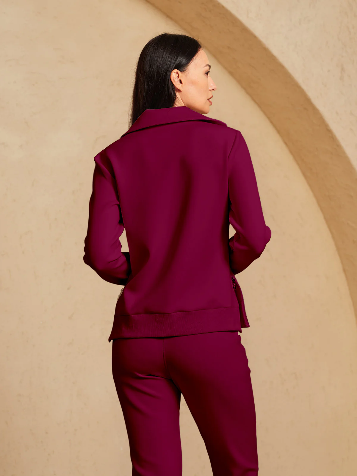 More Than Basic Asymmetrical Collar Golf Sweatshirt