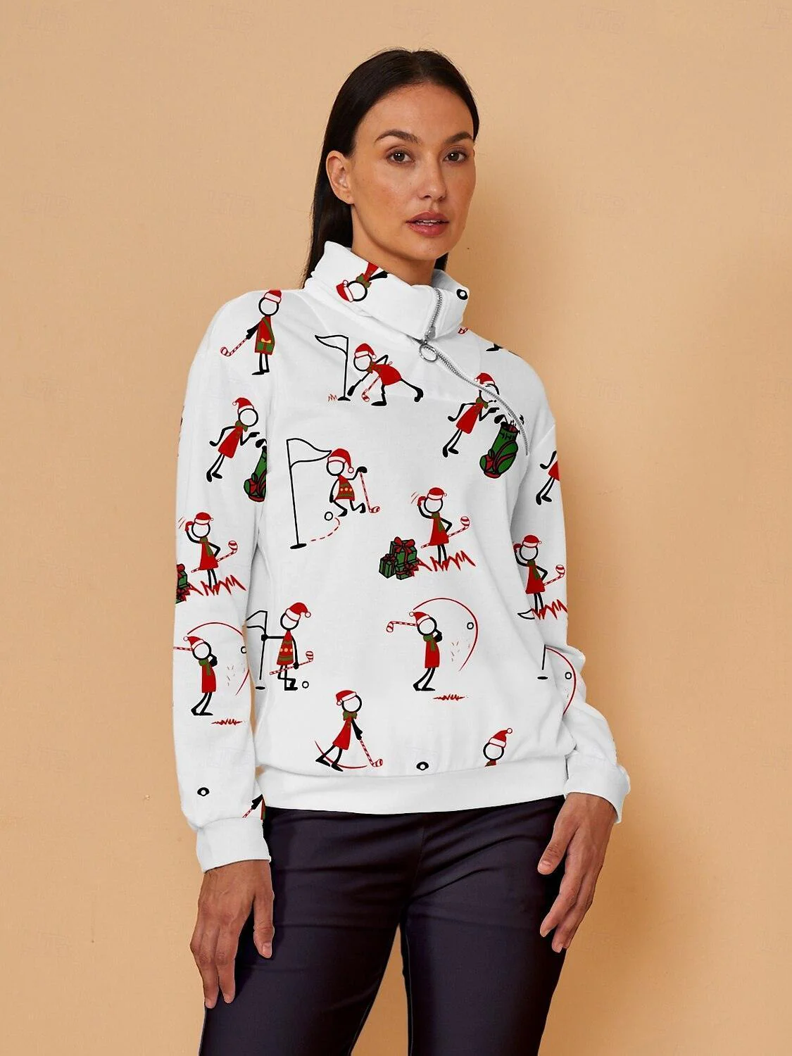 Hyper-prep Christmas Golf Sweatshirt