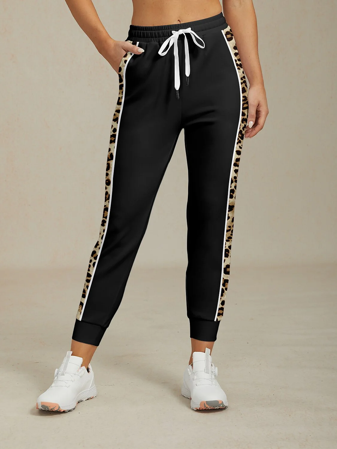 Wildlife Party 26.5 Inch Drawstring Ankle Pants