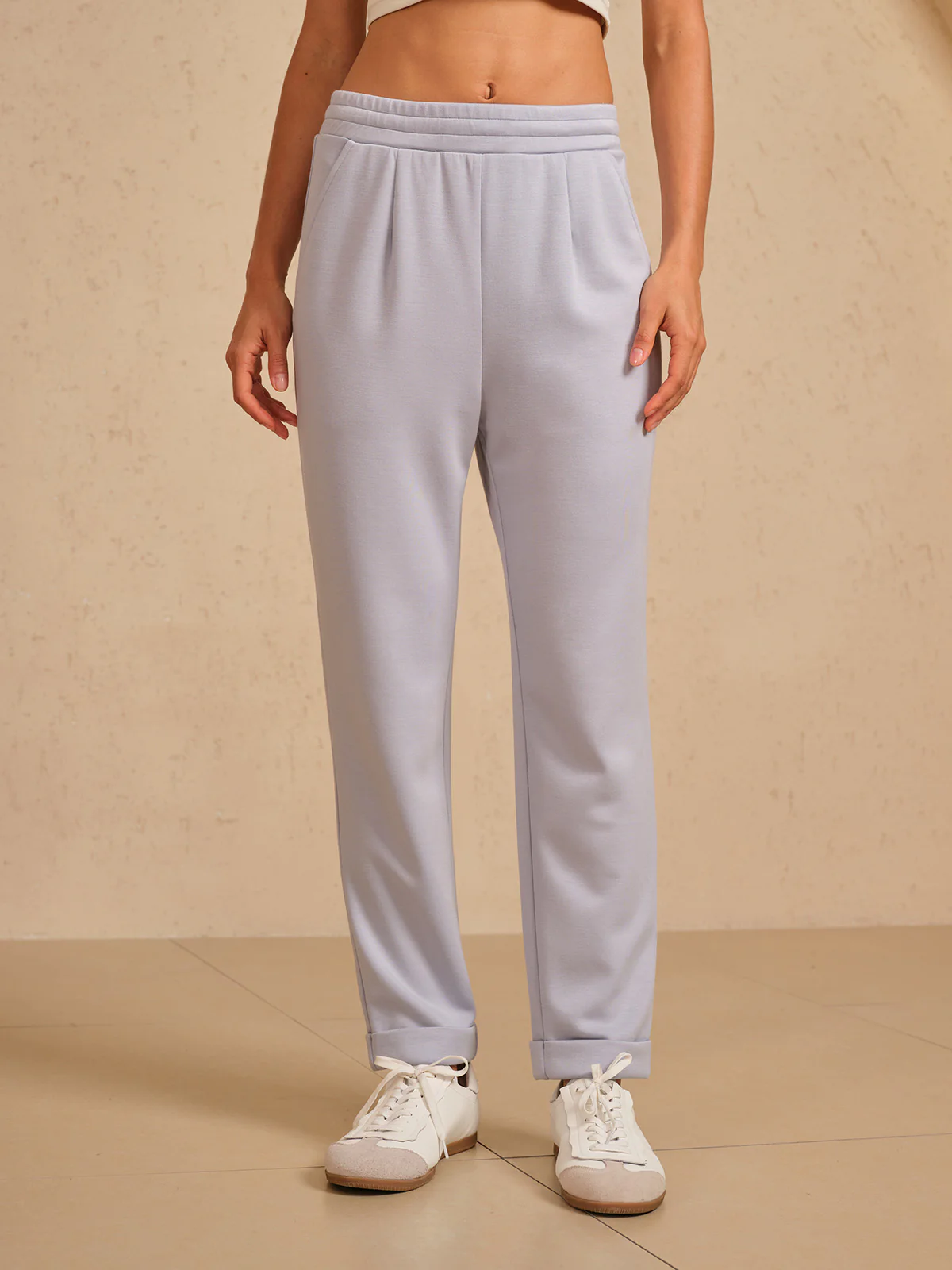 UltraSoft Stretch Hidden Drawstring Cuff Pants